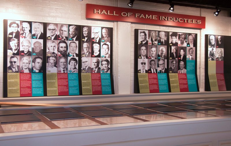 the Inductee Wall <a href=
