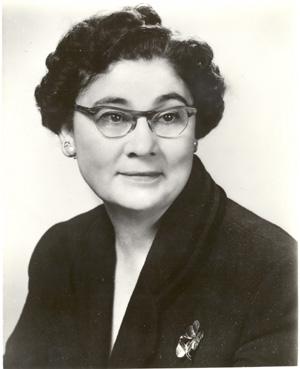 Portrait of Georgie Lee Abel 1960. Courtesy of the Archives of the American Foundation for the Blind