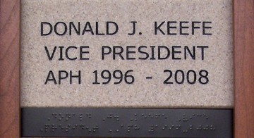 Donald J. Keefe Vice President APH 1996 - 2008