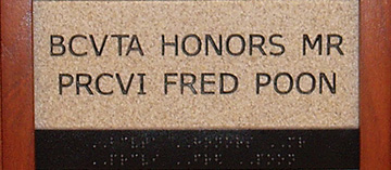 BCVTA Honors Mr PRCVI Fred Poon