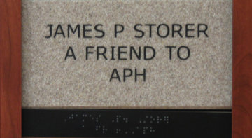 James P Storer A Friend to APH