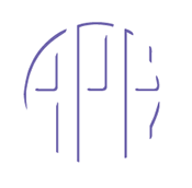 An image of the APH logo in white.