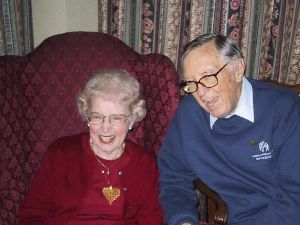 Natalie Barraga and Samuel Ashcroft at the 2002 APH Annual Meeting