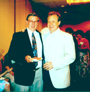 Blaha Award reception in Los Angeles, standing next to Bob La Duke