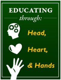 Educating through: head, heart, & hands