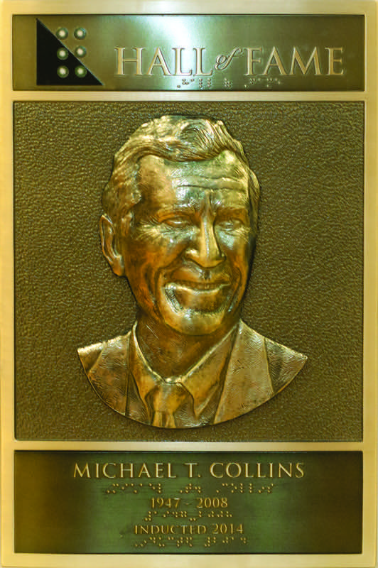 Michael T. Collins' Hall of Fame Plaque
