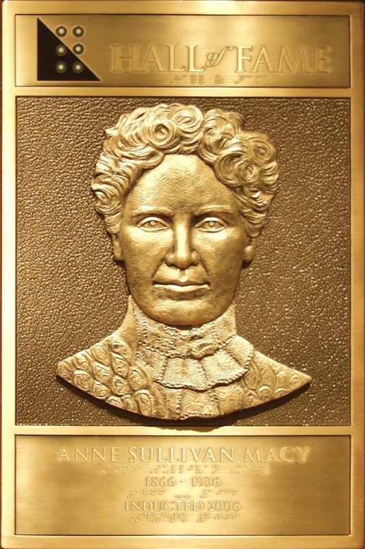 Anne Sullivan Macy's Hall of Fame Plaque