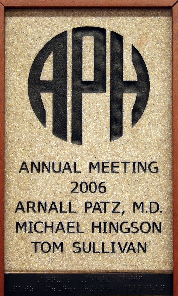 APH Annual Meeting 2006 Arnall Patz, M.D. Micheal Hingson Tom Sullivan