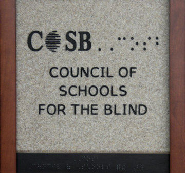 (logo) COSB Council of Schools for the Blind