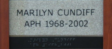 Marilyn Cundiff APH 1968-2002
