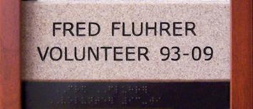Fred Fluhrer Volunteer 93-09