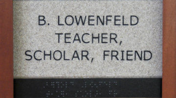 B. Lowenfeld Teacher, Scholar, Friend