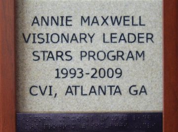 Annie Maxwell Visionary Leader STARS Program 1993 - 2009 CVI, Atlanta, Georgia