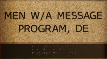 Men w/a Message Program, DE
