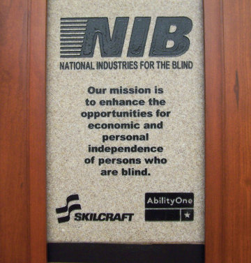 NIB National Industries for the Blind Our mission is to enhance the opportunities for economic and personal independence of persons who are blind