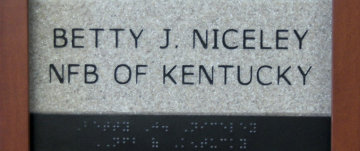 Betty J. Niceley NFB of Kentucky