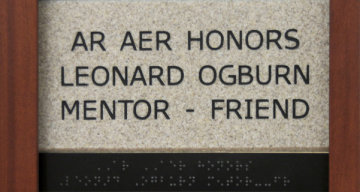 AR AER Honors Leonard Ogburn Mentor - Friend