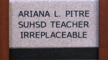 Ariana L. Pitre SUHSD Teacher Irreplaceable
