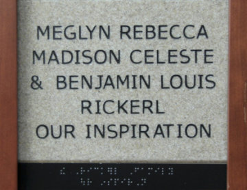 Meglyn Rebecca Madison Celeste & Benjamin Louis Rickerl Our Inspiration