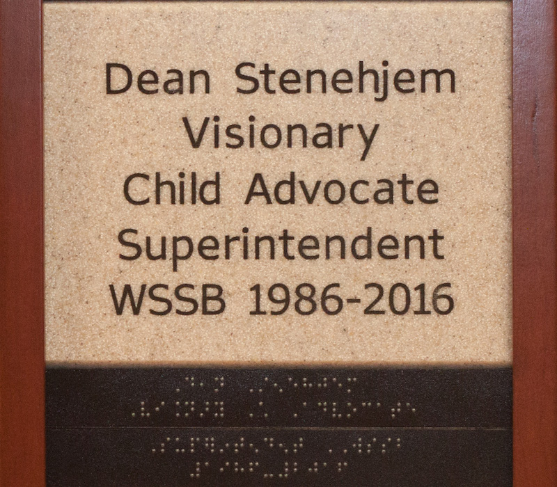 Dean Stenehjem, Visionary, Child Advocate, Superintendent, WSSB 1986-2016