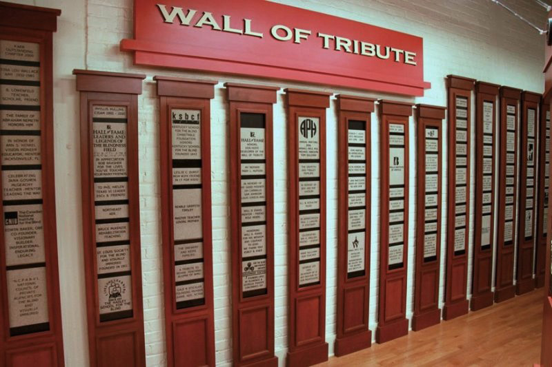 Wall of Tribute plaques
