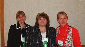 Presenters of Promising Practices for Transcribing Early Literacy Textbooks at CTEVH in Burlingame, CA: Betsy Burnham, Jane E. Thompson, Susan Christensen
