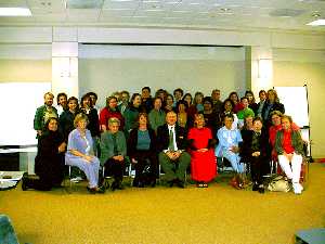 Committee members and students.  Betsy is in the front row, sixth from the left.