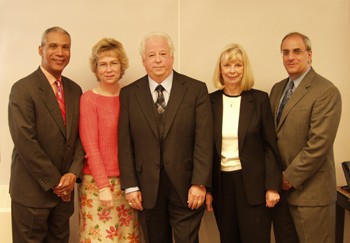 Committee members Lou Tutt (Alternate), Karen Blakenship, Stuart Wittenstein (Chair), Jean Martin, and Joe Catavero.