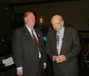 Michael Hingson, Roselle, and Dr Arnall Patz