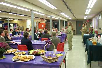Inmates in the braille program at the Kentucky Correctional Institution for Women in Pewee Valley addressed visitors from across the country at the APH Prison Braille Forum in October.