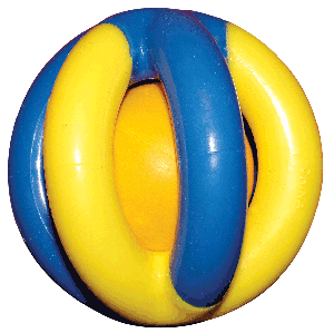 Blue and yellow Tangle Ball