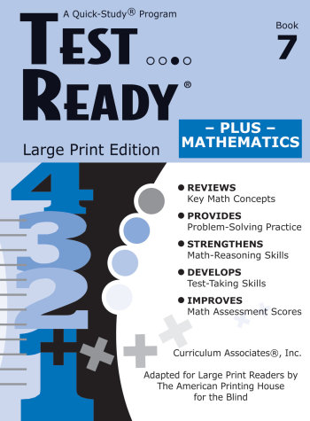 Test Ready: Plus Mathematics Large Print Edition