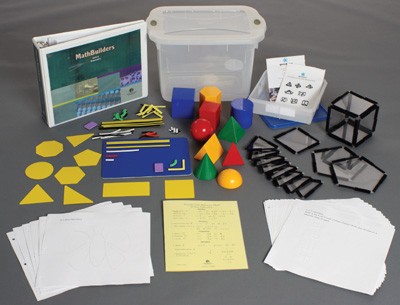 Photo of the MathBuilders Geometry kit