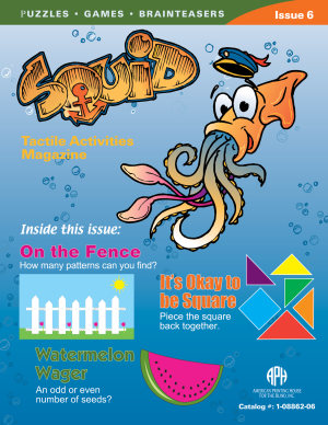 Cover of the SQUID Tactile Activities Magazine, Issue 6