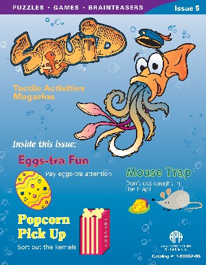 Cover of the SQUID Tactile Activities Magazine, Issue 5