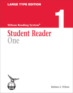Large Type Edition Wilson Student Reader 1
