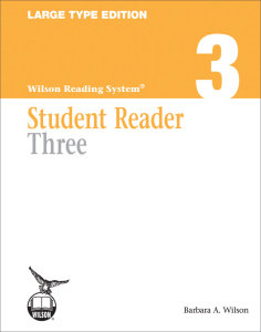Large Type Edition Wilson Student Reader 3