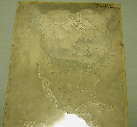 Map Embossing Plate