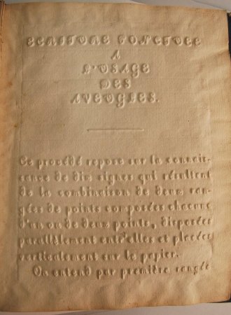 1829 Procede, page with raking light
