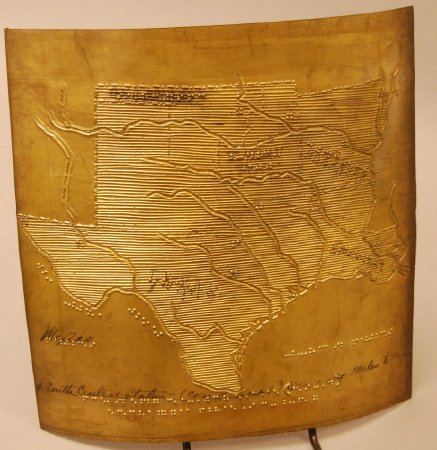 Embossing plate, Texas