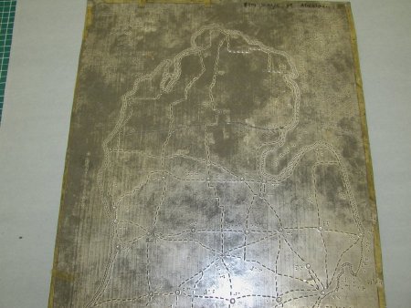 Map Embossing Plate