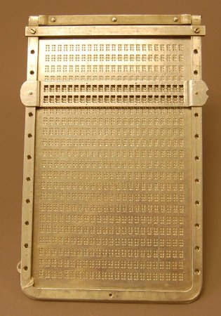 Braille desk slate
