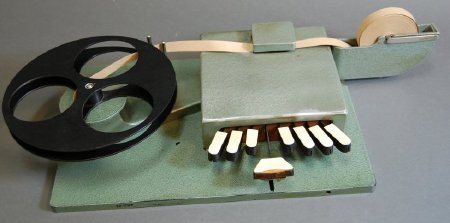 Braillewriter, assembled, front view