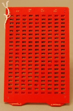 Plastic braille slate