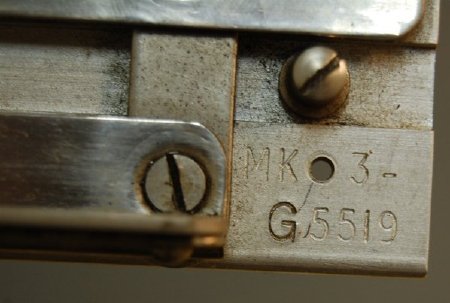 Detail of serial number