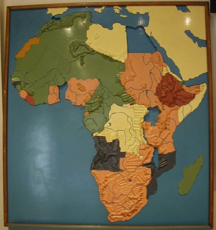 Dissected Map of Africa
