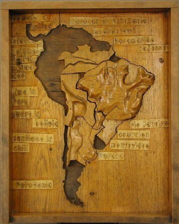 Puzzle Map, South America