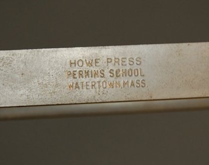 Detail of Howe Press stamp