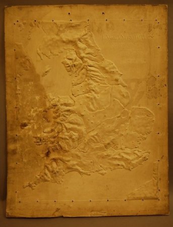 Relief map of England & Wales