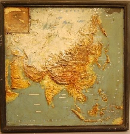 Philip's Relief Model Map of Asia